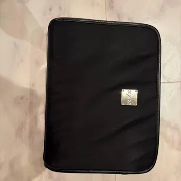 블랙 나일론 비즈니스 파우치 B5 대응