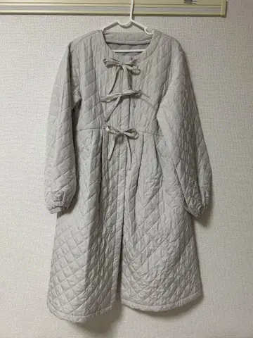 LOWRYSFARM 퀼팅 자켓 F 그레이