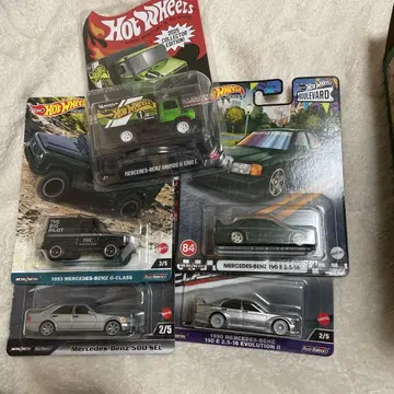 Hot Wheels 메르세데스 벤츠 미니카 세트
