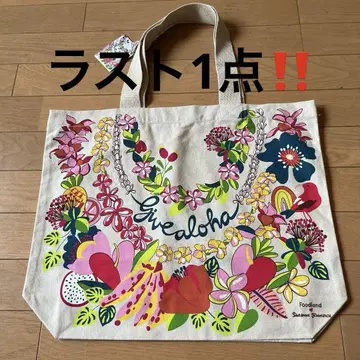 완판템 하와이 9월 한정판 FOOD LAND give aloha 토트백