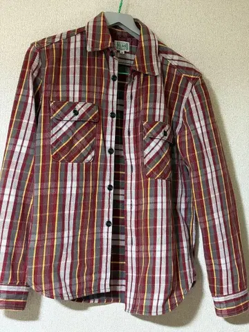 JELADO 체크 무늬 긴팔 셔츠