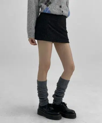 BLACKUP 샤브린 미니 스커트 팬츠