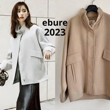 2023aw 론 헤르만 별주 ebure 울 숏코트 베이지 에브르