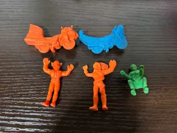쇼와 가면라이더 지우개 바이크 2대 괴인 2체