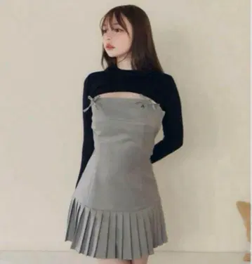 andmary Karen knit set mini dress