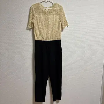 아이보리 레이스 올인원 L 사이즈