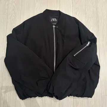 ZARA 블랙 MA-1 블루종
