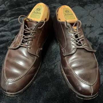 Alden 코도반 V칩 버건디 슈트리 포함 6.1/2