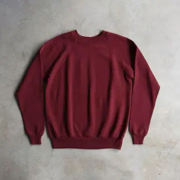 90s 헤인즈 블랭크 맨투맨 USA제 래글런 슬리브 미사용 XL