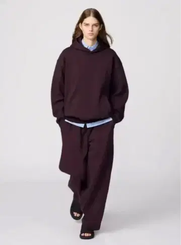 미사용 레어 19 wine UNIQLO C 후드티 M