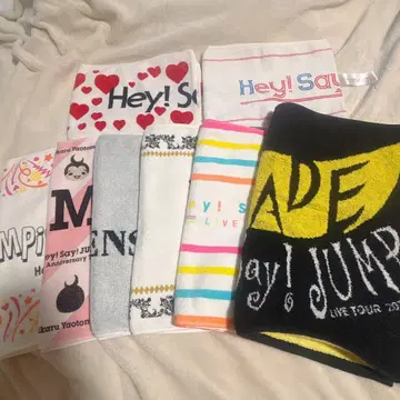 Hey! Say! JUMP 머플러 타월 묶음 판매 8개