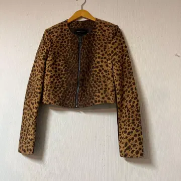 BCBG 맥스아즈리아 노카라 자켓 사이즈 XS 레오파드 가을/겨울