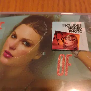TaylorSwift 사인 포함 사진 포함 CD