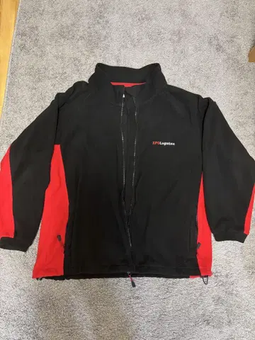 [ 구제 의류 ] XPO Logistics 플리스 자켓 블랙/레드