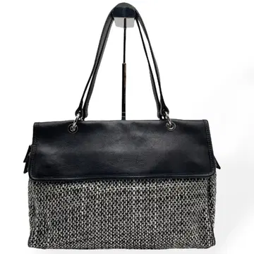 새상품급 agnes b. VOYAGE 토트백 숄더 울 가죽