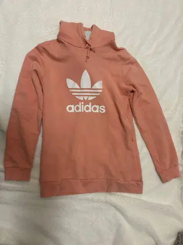 adidas 핑크 후드티 L