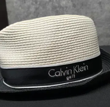 Calvin Klein 골프 버킷햇 화이트/블랙