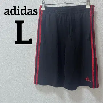 새상품급 adidas [ L ] 블랙 레드 숏팬츠 여름옷 봄옷