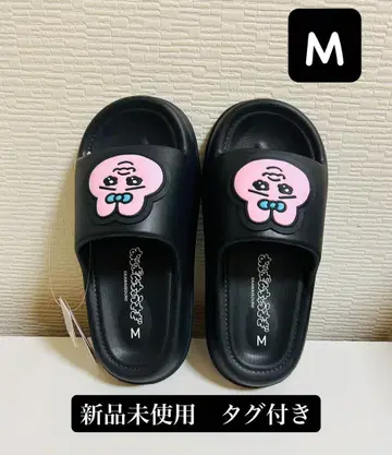 미사용 새상품 빤쮸토끼 슬리퍼 블랙 M 사이즈 택 포함
