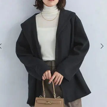 [ 새상품 ] green lebel 풀루이드 후디 오버 티셔츠 가디건