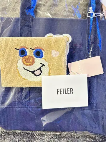 미사용 새상품 페이러 도업 테디걸 티슈 파우치 FEILER