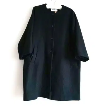 연휴 타임세일 [ 새상품급 ] blue willow 노카라 울 혼방 코트