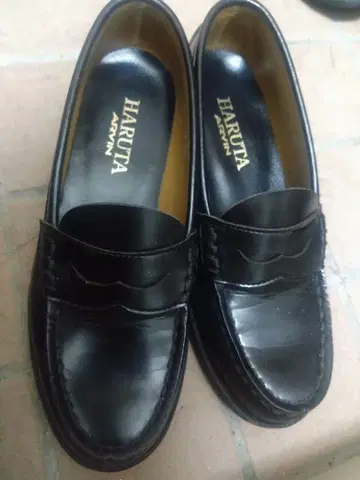 HARUTA 블랙 로퍼