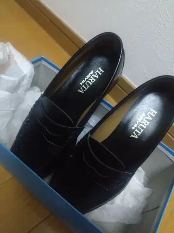 HARUTA 블랙 로퍼