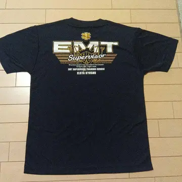 EMT Supervisor 트레이닝 T셔츠 네이비 구급대