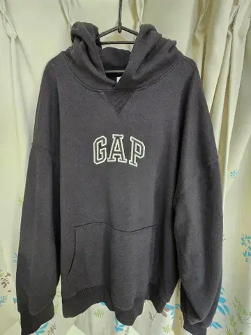 GAP 후드 부착 후드티 XL 블랙