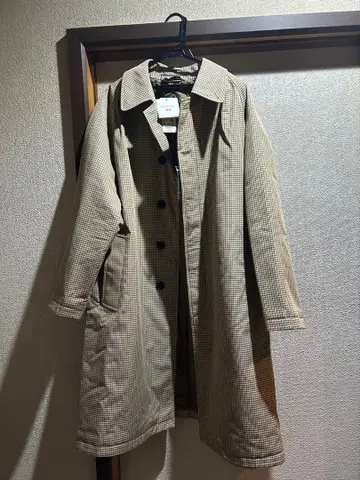 UNIQLO JW Anderson 체크 트렌치코트