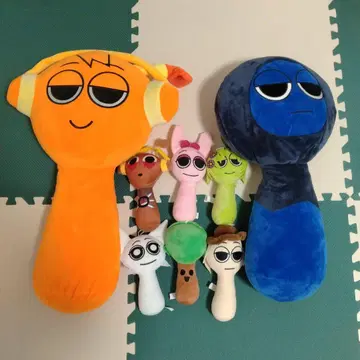 스플란키 봉제 인형 8개 세트