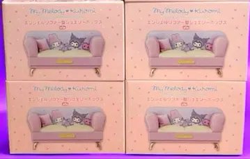 [ 4개 ] 마이멜로디 쿠로미 엔젤 소파형 쥬얼리 박스