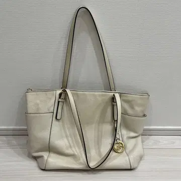 [ 인기 ] Michael Kors 아이보리 토트백