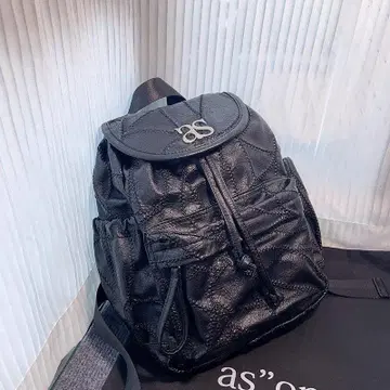 새상품 한국 인기 ason 아즈온 가죽 백팩