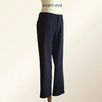 [ evam eva ] 코튼 플란넬 팬츠
