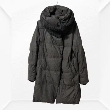 2482 qualite 칼리테 다운 코트 3 그레이 니트 아우터