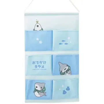 [ 익명 배송 ] 외출 아기상어 월 포켓 블루