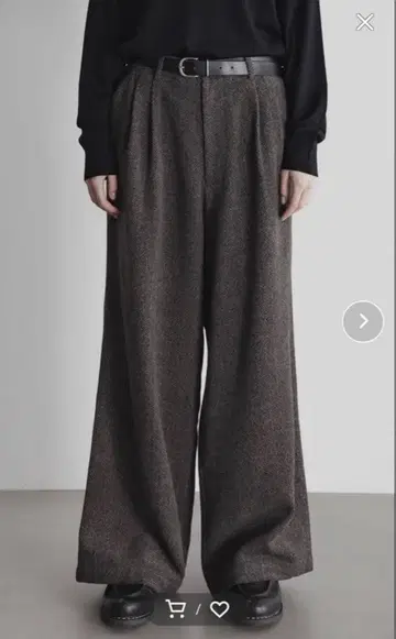 [ remer ] loose Brushed herringbone PT