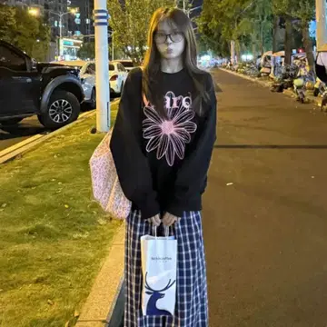 마르디 메르디 루즈핏 디자인 코튼 트레이닝복 Y2K 한국