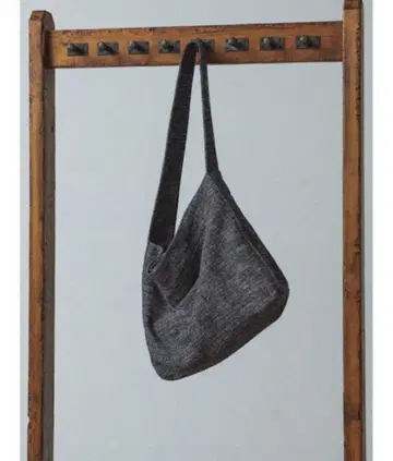 [ LIDNM ] TWEED LARGE NEWSPAPER BAG