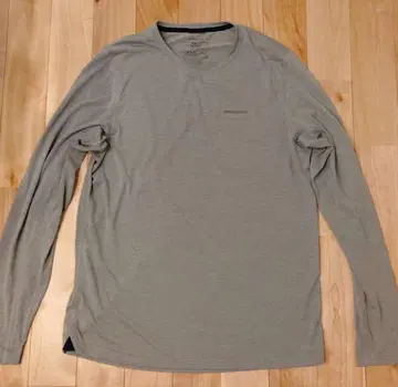 patagonia 남성용 M 그레이 긴팔 티셔츠