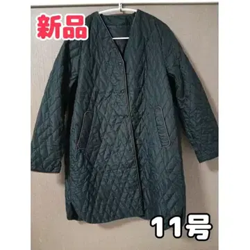 새상품 11호 여성용 퀼팅 코트 충전솜 방한복 자켓