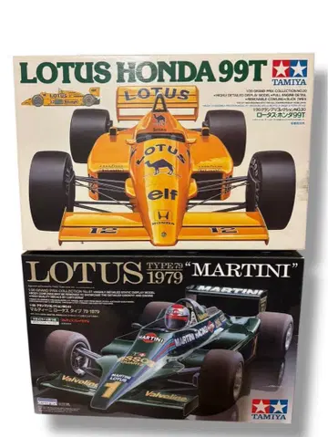 타미야 프라모델 2종 세트 / 로터스 혼다 99T / 로터스 타입 79