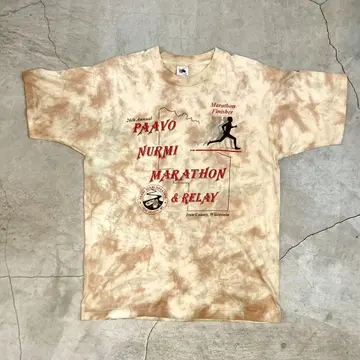 90s USA제 빈티지 T셔츠 paavo nurmi 마라톤 L