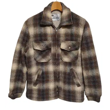 섀도우 옴브레 체크 보아 자켓 USA 커트 코베인 그런지