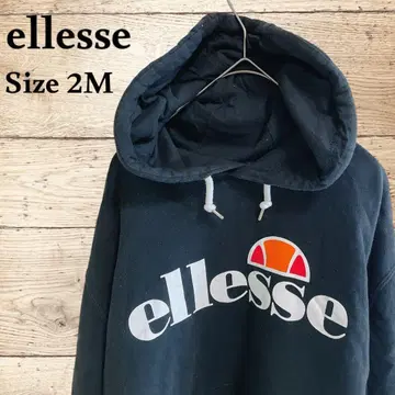 [가을/겨울] 엘레쎄 풀오버 후드티 빅 로고 블랙 2M