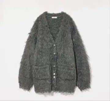 eaphi SHAGGY KNIT CARDIGAN