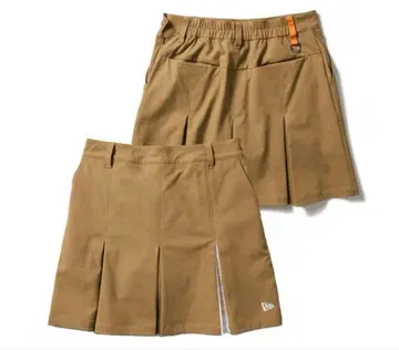 NEW ERA 골프 플리츠 스커트 베이지 M