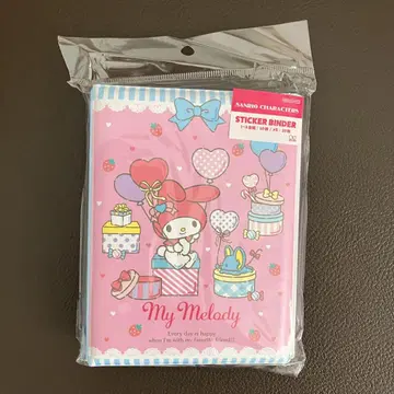 [새상품] 산리오 캐릭터즈 마이멜로디 씰 바인더 씰북